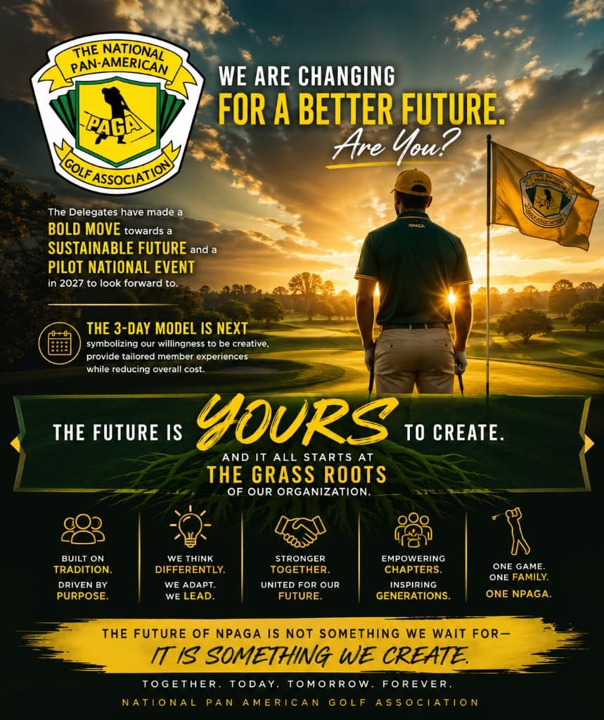NPAGA flyer: We are changing for a better future. Are you?